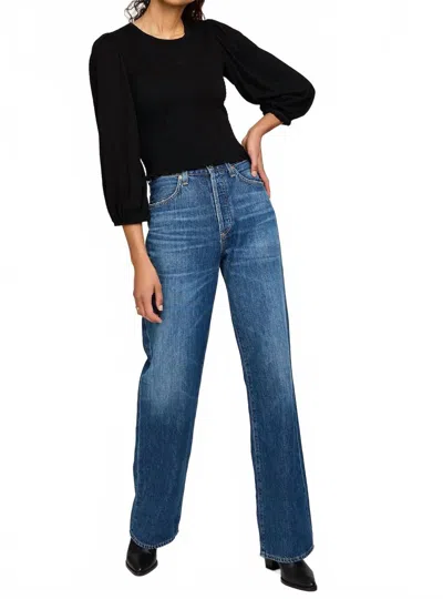 Gentle Fawn Mischa Smocked Top In Black