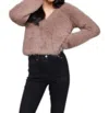 Gentle Fawn Muse Long Sleeve V-neck Sweater In Fawn In Neutral