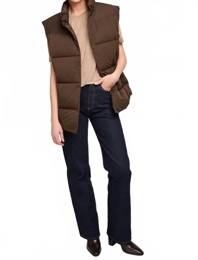 Gentle Fawn Nora Vest In Olive In Brown