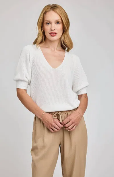 Gentle Fawn Phoebe Sweater In White