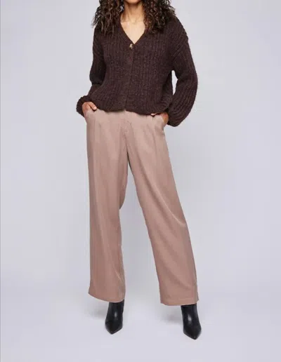 Gentle Fawn Phoenix Pants In Woodsmoke In Beige