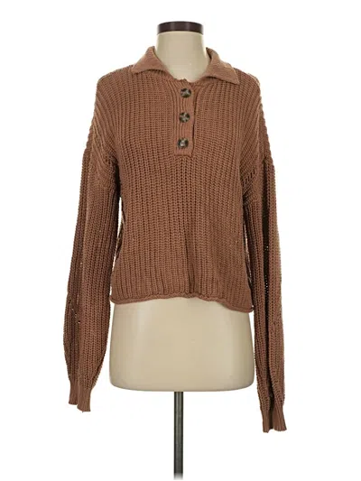 Pre-owned Gentle Fawn Pullover Sweater In Brown