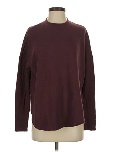 Pre-owned Gentle Fawn Pullover Sweater In Burgundy