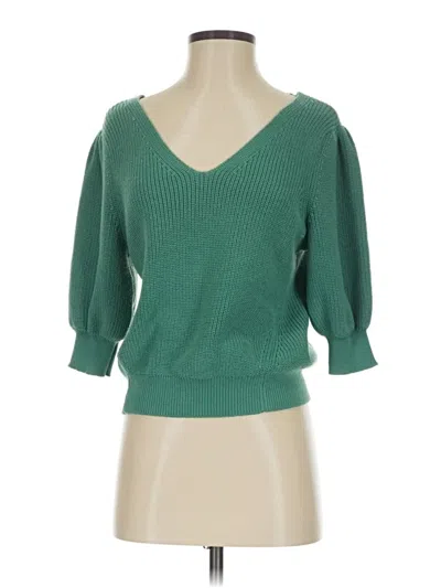 Pre-owned Gentle Fawn Pullover Sweater In Green