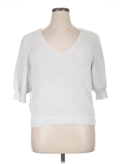 Pre-owned Gentle Fawn Pullover Sweater In Silver
