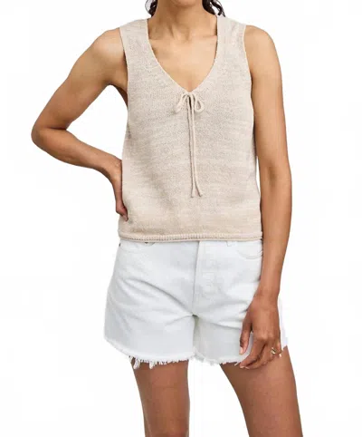 Gentle Fawn Rebel Knit Tank In Linen In Neutral
