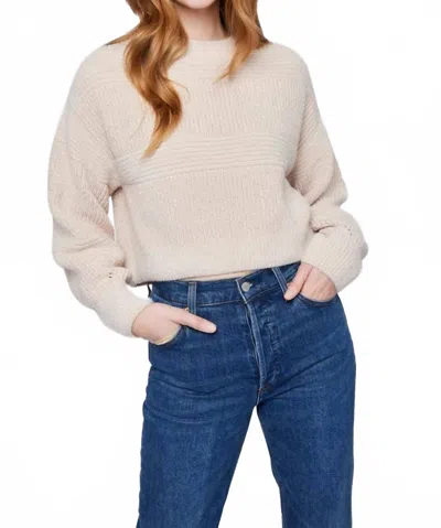 Gentle Fawn Rosetta Knit Crewneck Sweater In Cream In Neutral