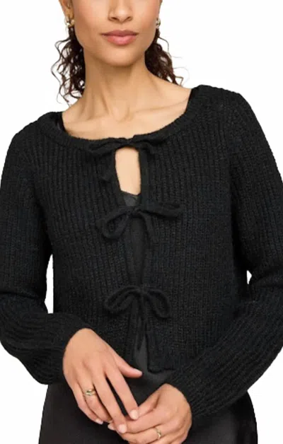 Gentle Fawn Shayla Cardigan In Black