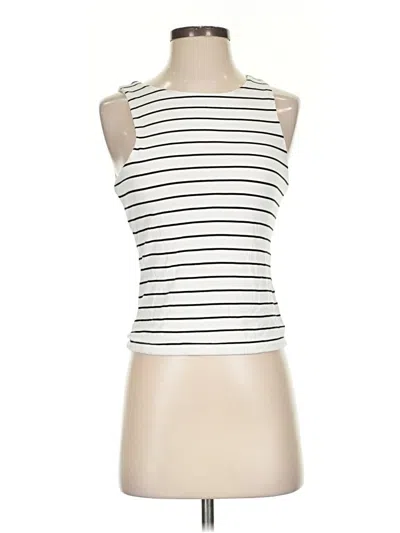 Pre-owned Gentle Fawn Sleeveless Top Ivory Boatneck Tops