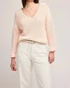 Gentle Fawn Spencer V-neck Knit Sweater In Rosewater In Pink