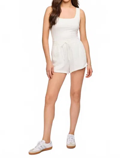 Gentle Fawn Suki Linen Short In White