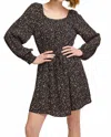 Gentle Fawn Sutton Dress In Black Wildflower In Multi