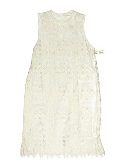 Pre-owned Gentle Fawn Swimsuit Cover Up In White