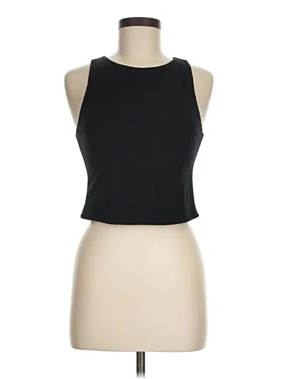 Pre-owned Gentle Fawn Tank Top Black Halter Neckline Tops