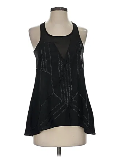 Pre-owned Gentle Fawn Tank Top Black Halter Neckline Tops