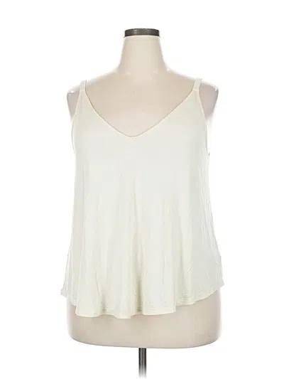 Pre-owned Gentle Fawn Tank Top Ivory Halter Neckline Tops In White