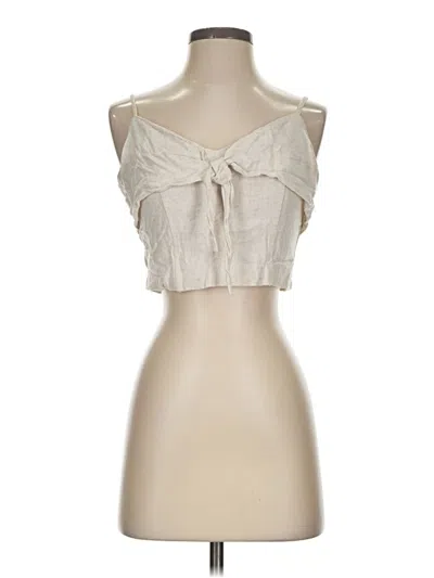 Pre-owned Gentle Fawn Tank Top Ivory Strapless Neckline Tops