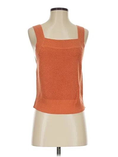 Pre-owned Gentle Fawn Tank Top Orange Strapless Neckline Tops