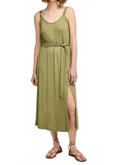 Gentle Fawn Tie Tank Dress In Matcha In Green