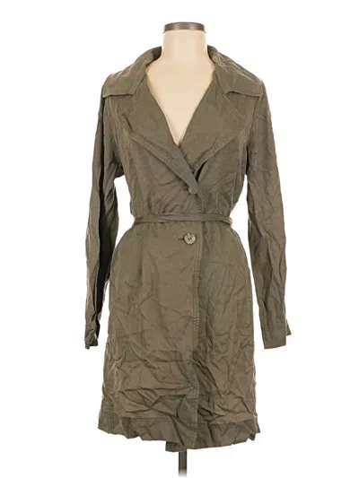 Pre-owned Gentle Fawn Trenchcoat In Green