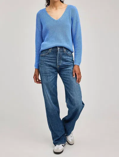 Gentle Fawn Tucker Pullover Sweater In Pacific In Blue