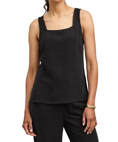 Gentle Fawn Vera Linen Tank In Black