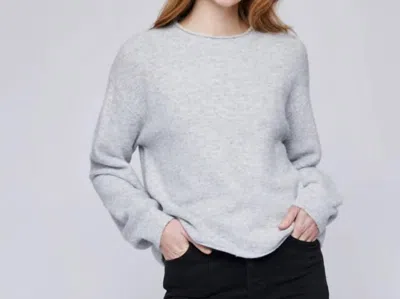 Gentle Fawn Wanda Crew Neck Sweater In Grey In Blue