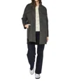 Gentle Fawn Wesley Jacket In Heather Evergreen In Black