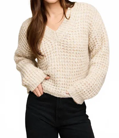 Gentle Fawn Willow Sweater In Heather Oat In Multi