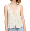 Gentle Fawn Women's Celeste Top In White Floral In Neutral