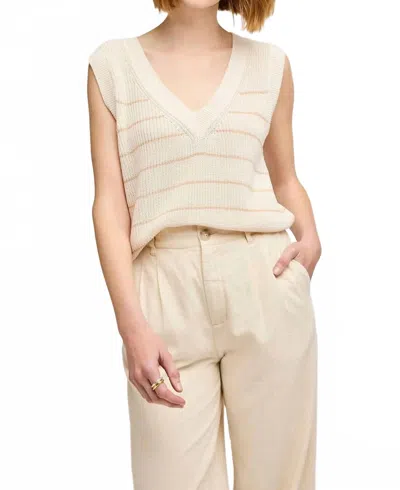 Gentle Fawn Women's Tanner Knit Vest In Natural In White