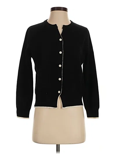 Pre-owned Gentle Herd Cardigan Sweater In Black