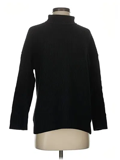 Pre-owned Gentle Herd Turtleneck Sweater In Black