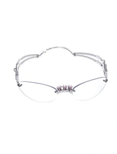 Pre-owned Gentle Monster 2025 Gala 02 Eyeglasses In Silver