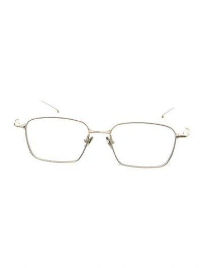 Pre-owned Gentle Monster Aba Square Eyeglasses In Gold