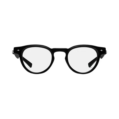 Pre-owned Gentle Monster Acetate Round Frame Glasses 'black' | Men's Size Onesize