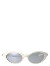 Gentle Monster W2 White Acetate Sunglasses