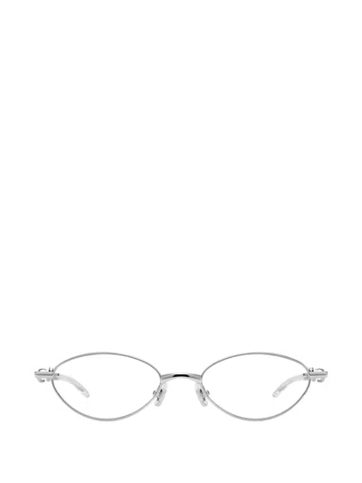 Gentle Monster Aden Oval-frame Glasses In Silver