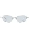 Gentle Monster Atomic 02b Rectangle-frame Sunglasses In Silver