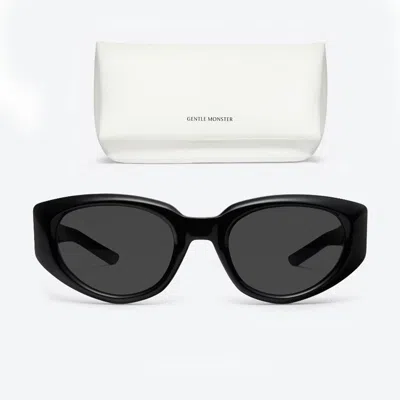 Pre-owned Gentle Monster Authentic  2024 Monta 01 Black Sunglasses / Korea