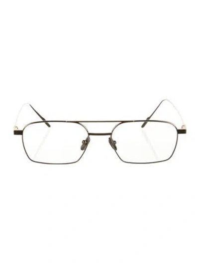 Pre-owned Gentle Monster Aviator Eyeglasses In Gold