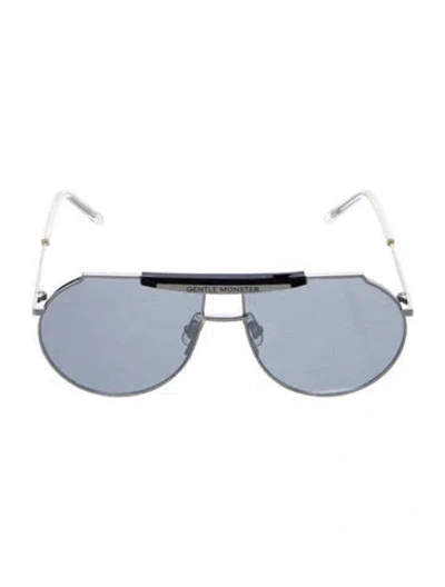 Pre-owned Gentle Monster Aviator Mirrored Sunglasses In Multi