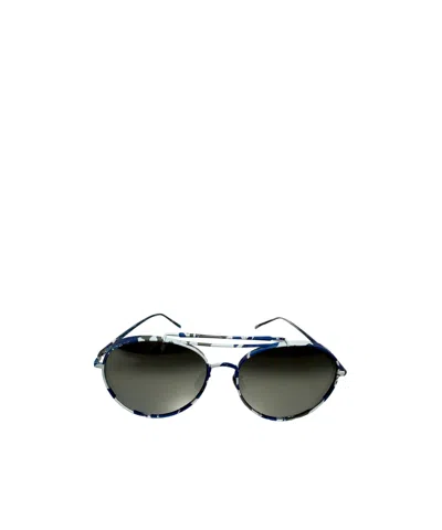 Gentle Monster Aviator Sunglasses In Green