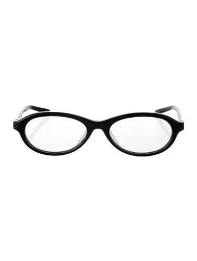Pre-owned Gentle Monster Be Slo Round Eyeglasses In Black