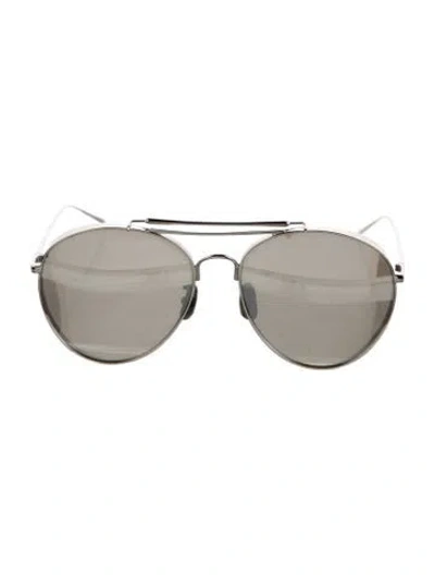 Pre-owned Gentle Monster Big Bully Aviator Sunglasses In Gold