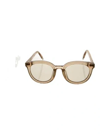 Pre-owned Gentle Monster Black Peter Flatba Wayfarer Sunglasses In Neutrals