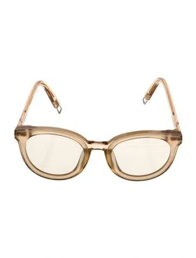 Pre-owned Gentle Monster Black Peter Round Sunglasses In Neutral