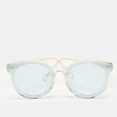 Pre-owned Gentle Monster Blue Black Peter Round Sunglasses