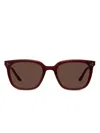 Gentle Monster By Row Rc3 Square-frame Sunglasses In Red