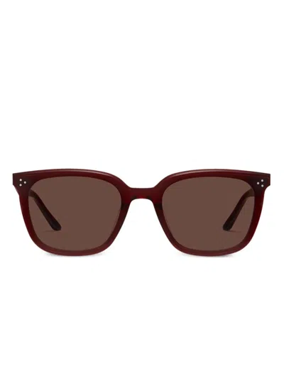 Gentle Monster By Row Rc3 Square-frame Sunglasses In Brown